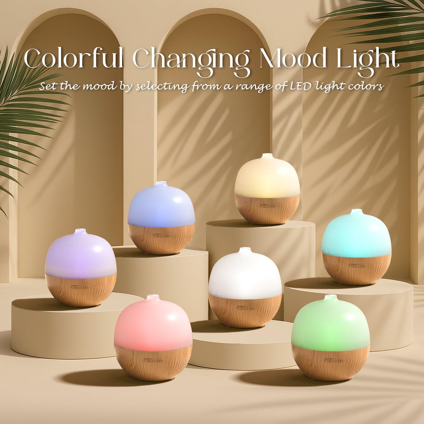 ARVIDSSON 100ml Essential Oil Diffuser | Ultrasonic & Mood Light