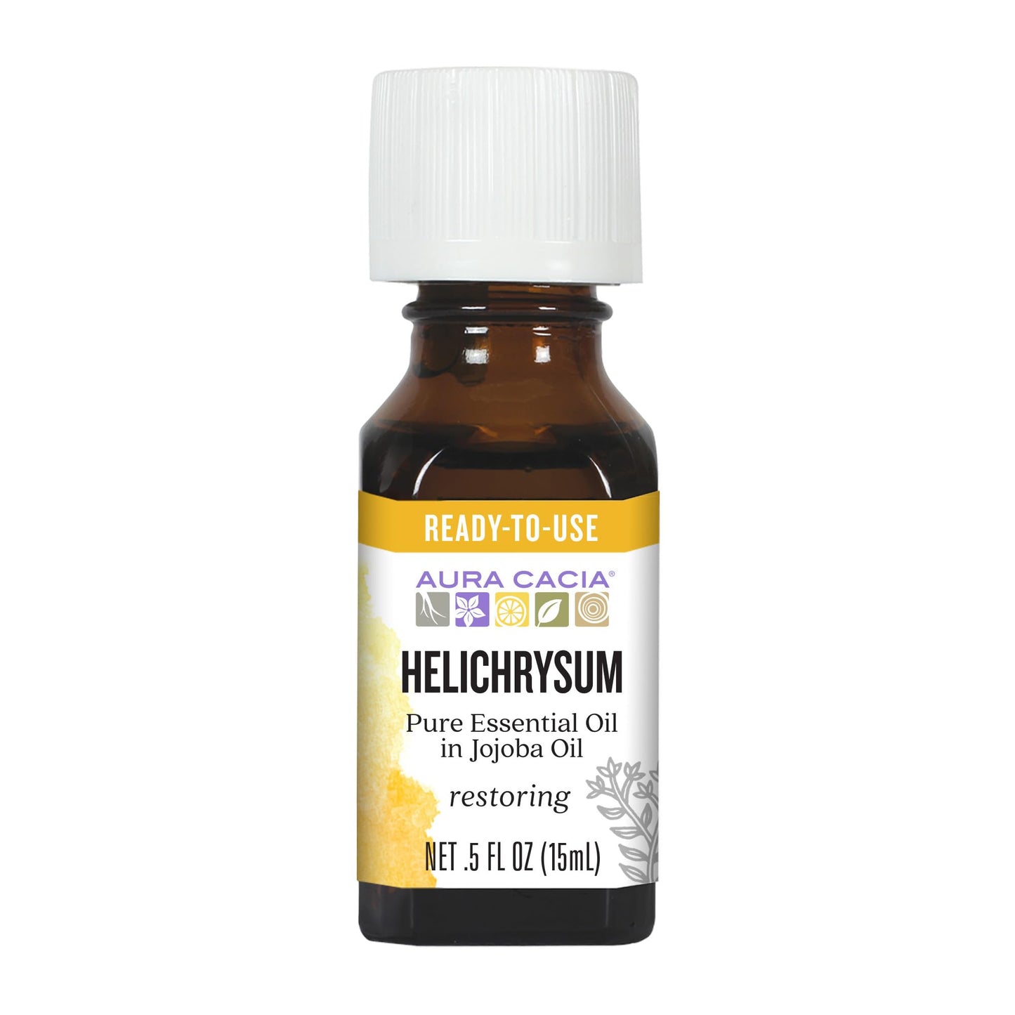 Aura Cacia Helichrysum in Jojoba Oil, 0.5 fl oz