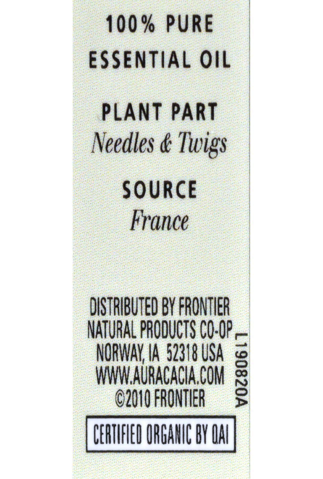 Aura Cacia Aromatherapy 100% Organic Essential Oil, Pine - 0.25 Oz
