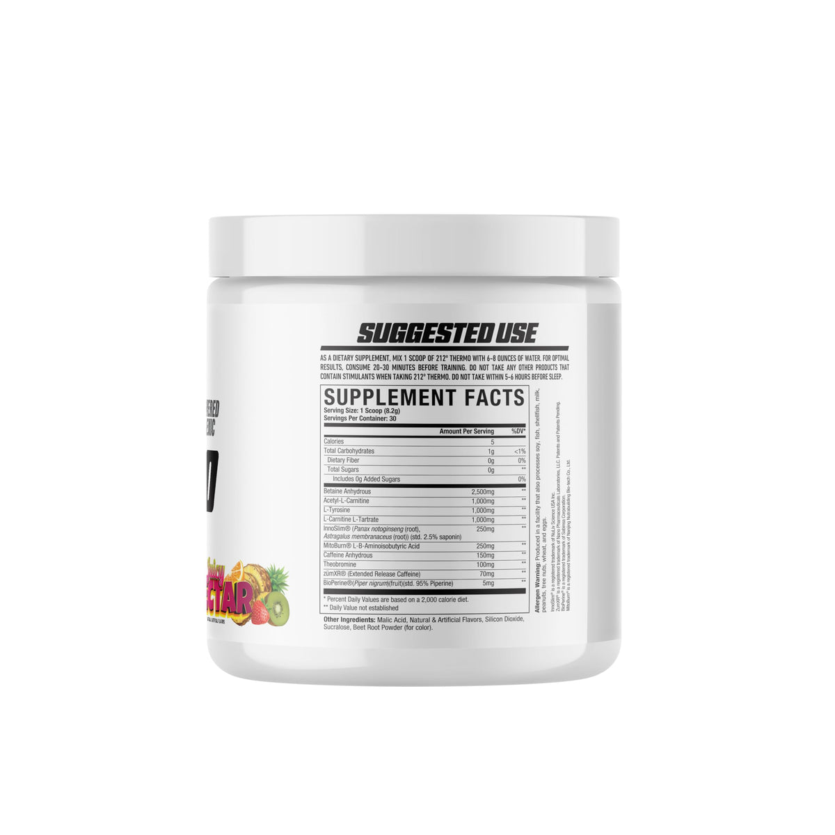 Axe & Sledge 212º Thermo Weight Management Powder | 200mg Caffeine | Juicy Nectar BritishVita | Premium UK Vitamins & Wellness Supplements