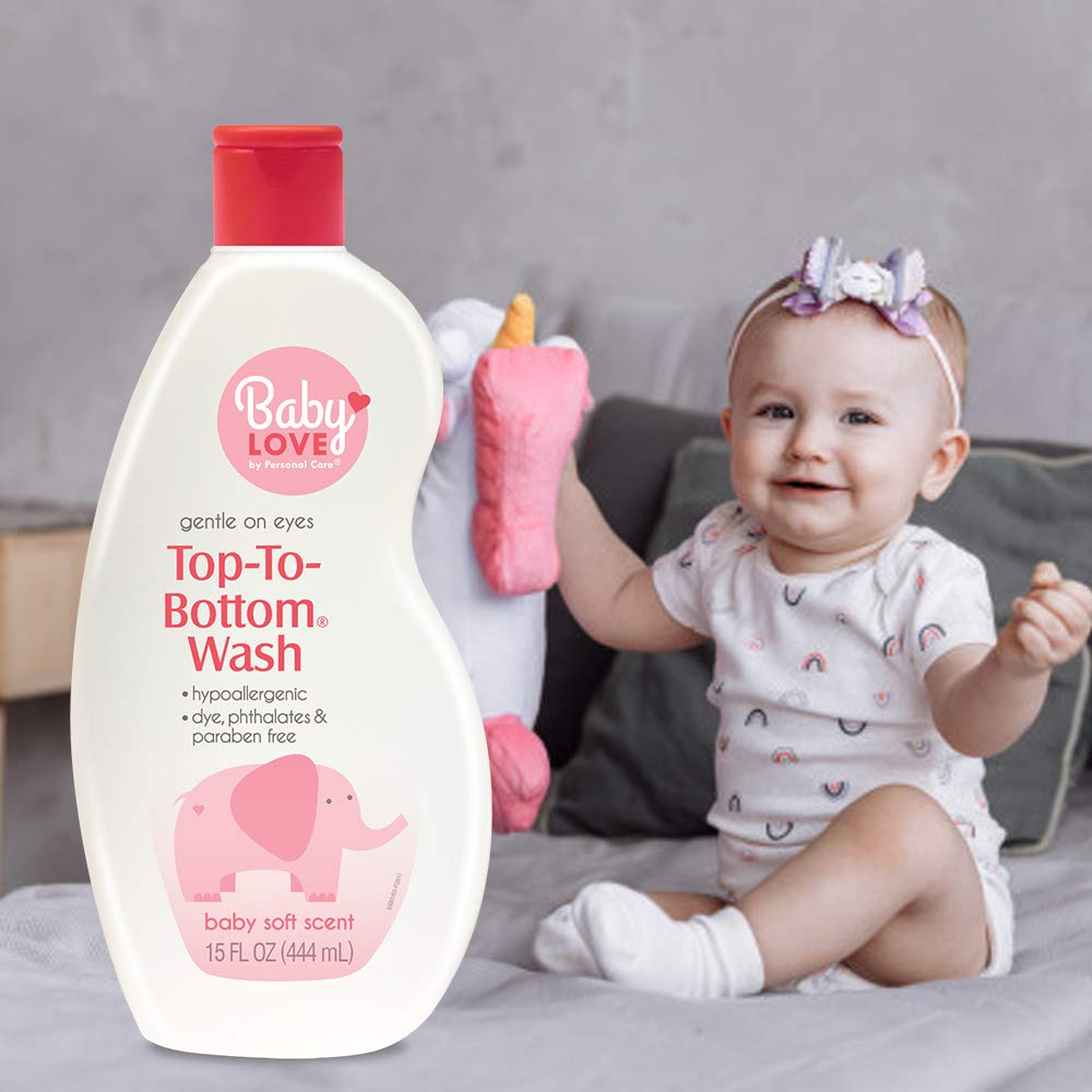 Baby Love Top to Bottom Wash 15oz - Gentle Baby Cleanser