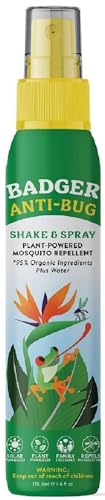 Badger Bug Spray – All-Natural, DEET-Free Family Insect Repellent (4 oz)