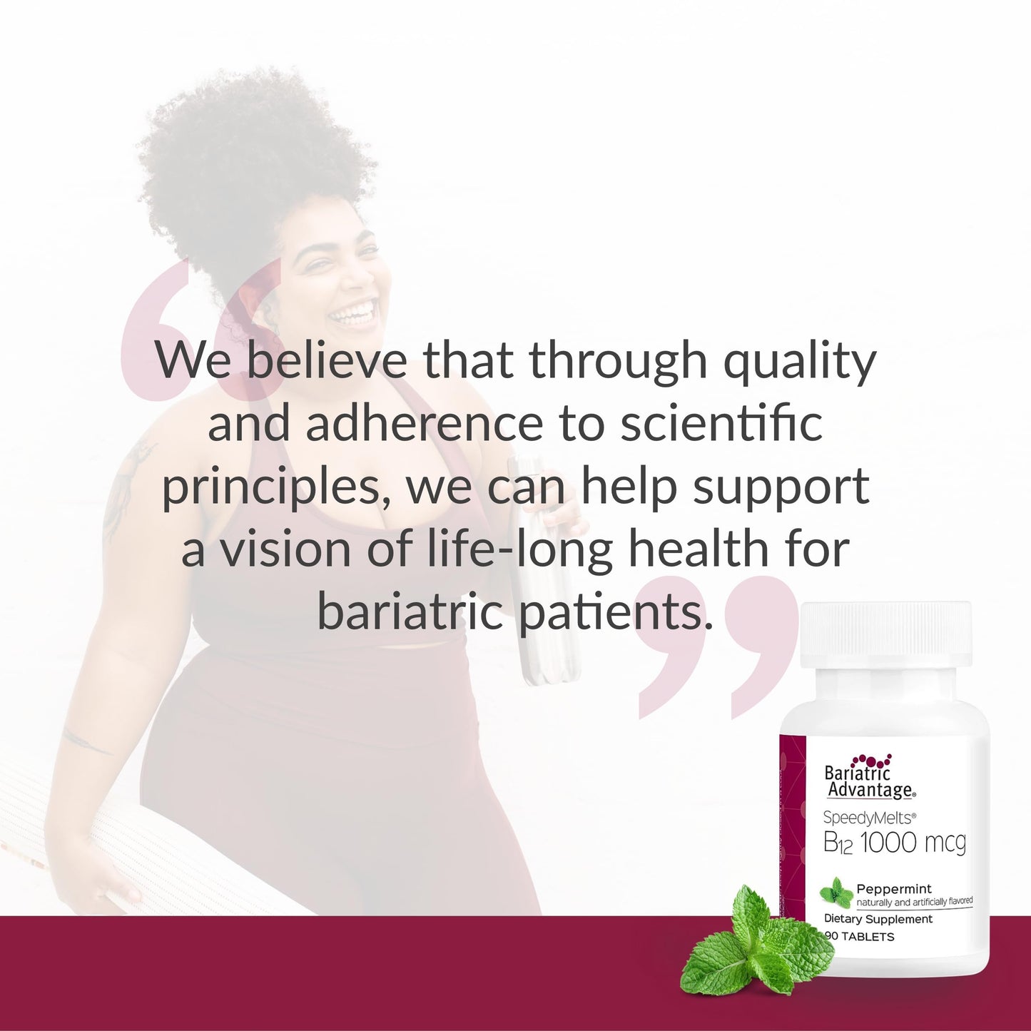 Bariatric Advantage B-12 Speedy Melts: 1000 mcg B12 + 200 mcg Folate