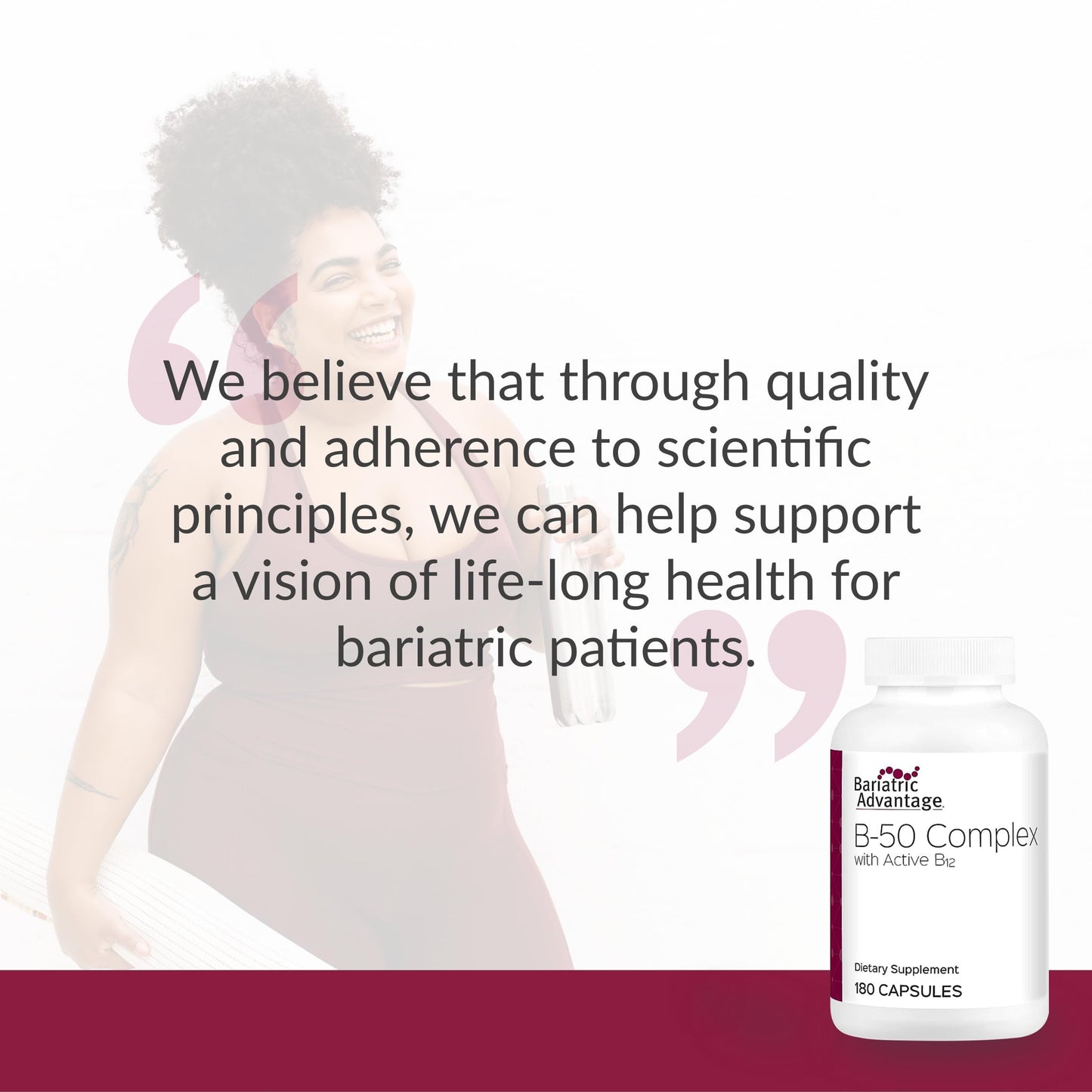 Bariatric Advantage B-50 Complex with Active B12 – 180 Count