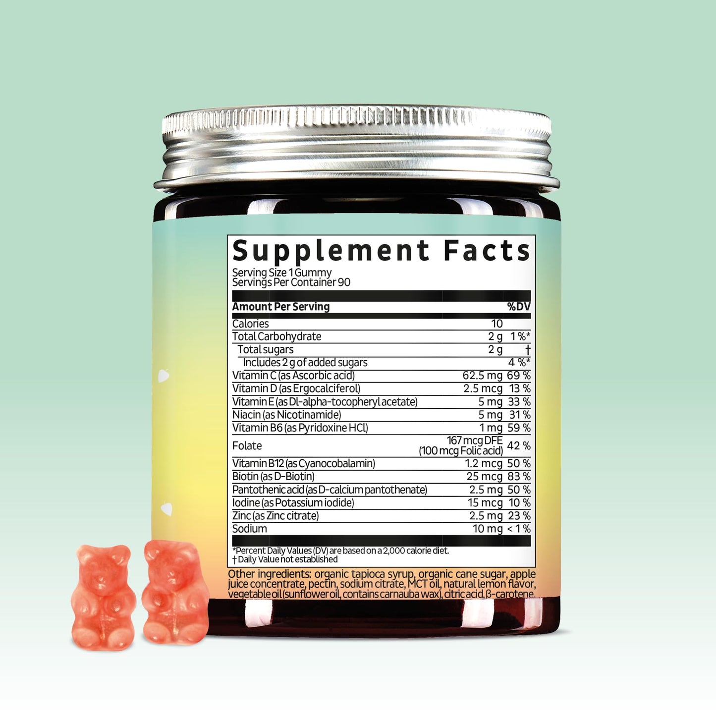 Bears with Benefits Immune Support Gummies – Vitamins C, D, B6 & B12 | Vegan (30 Gummies)