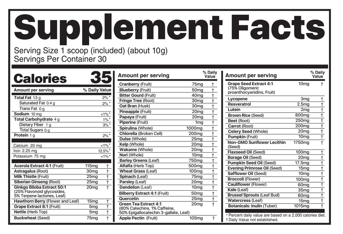 Believe Supplements Superfoods+Greens (Orange Vanilla) - Immune Support & Greens Powder BritishVita | Premium UK Vitamins & Wellness Supplements