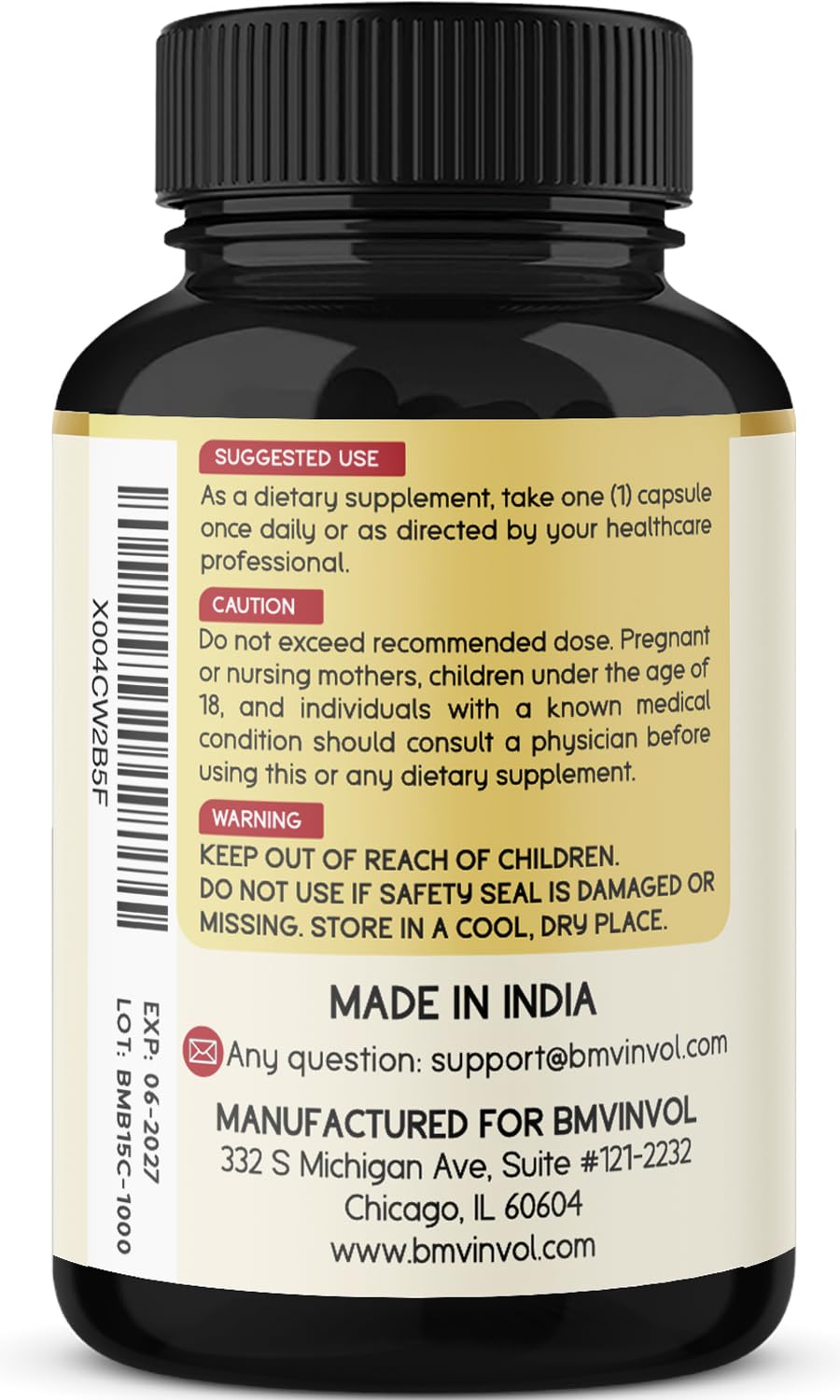 Berberine with Ceylon Cinnamon, Turmeric, Milk Thistle, Artichoke & Black Pepper - 150 Count