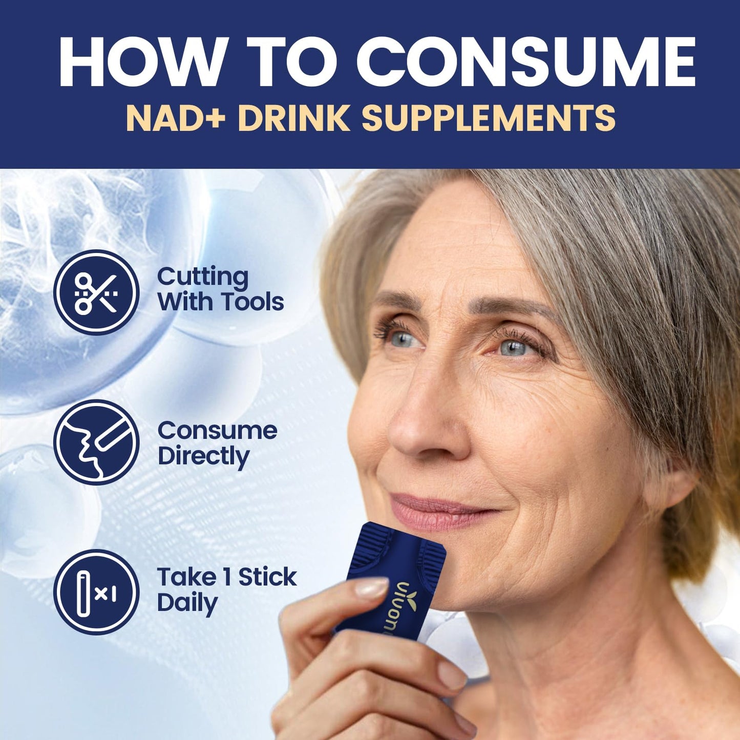 NAD Liquid Supplement 1500mg - Extra Strength NAD+ with Nicotinamide Riboside, Quercetin Phytosome, Resveratrol & PQQ (30 Pack, Berry Flavor)