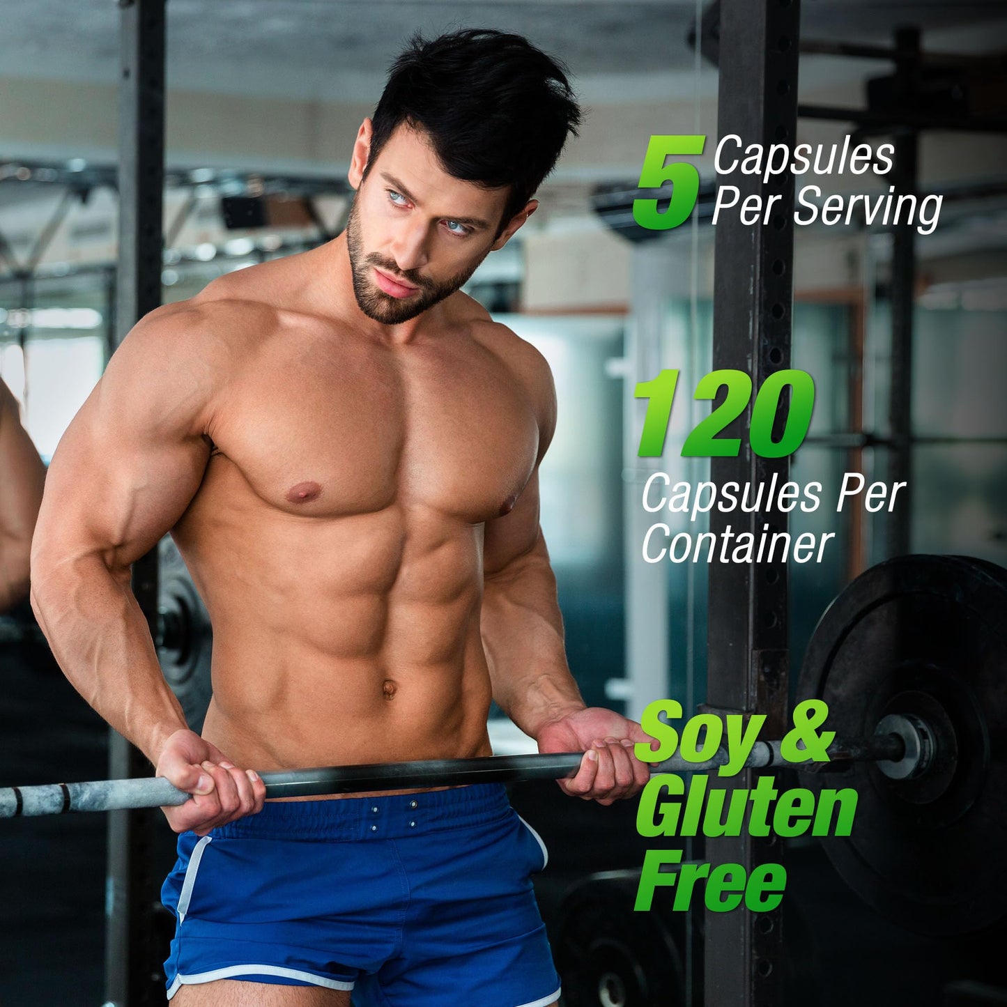 BIKAYALUE Creatine Monohydrate 5000mg - 40 Servings (Gluten Free)