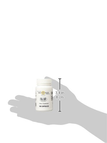 BioTech Pharmacal - D3-50 (50,000 IU) - 100 Caps (FFP) BritishVita | Premium UK Vitamins & Wellness Supplements