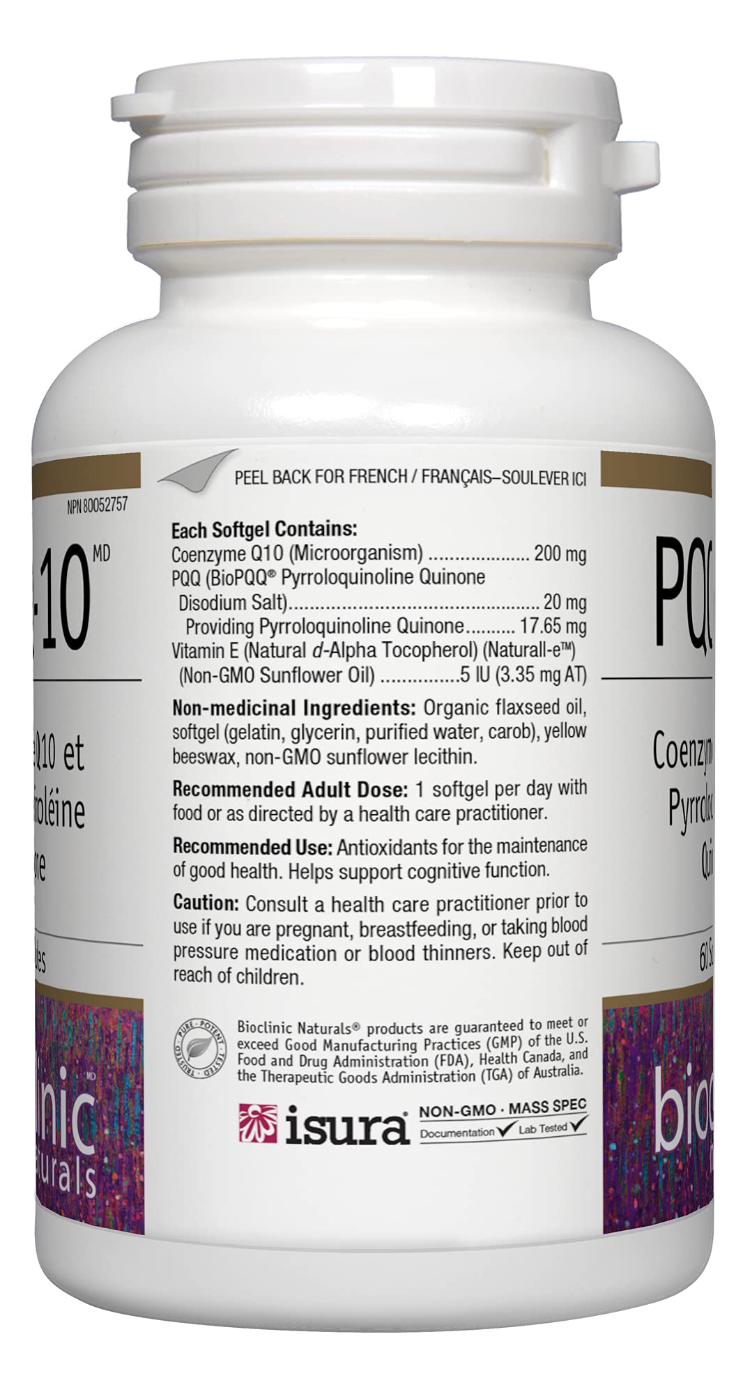 Bioclinic Naturals CerebroVital PQQ-10 60 Softgels – Antioxidant & Cognitive Support BritishVita | Premium UK Vitamins & Wellness Supplements