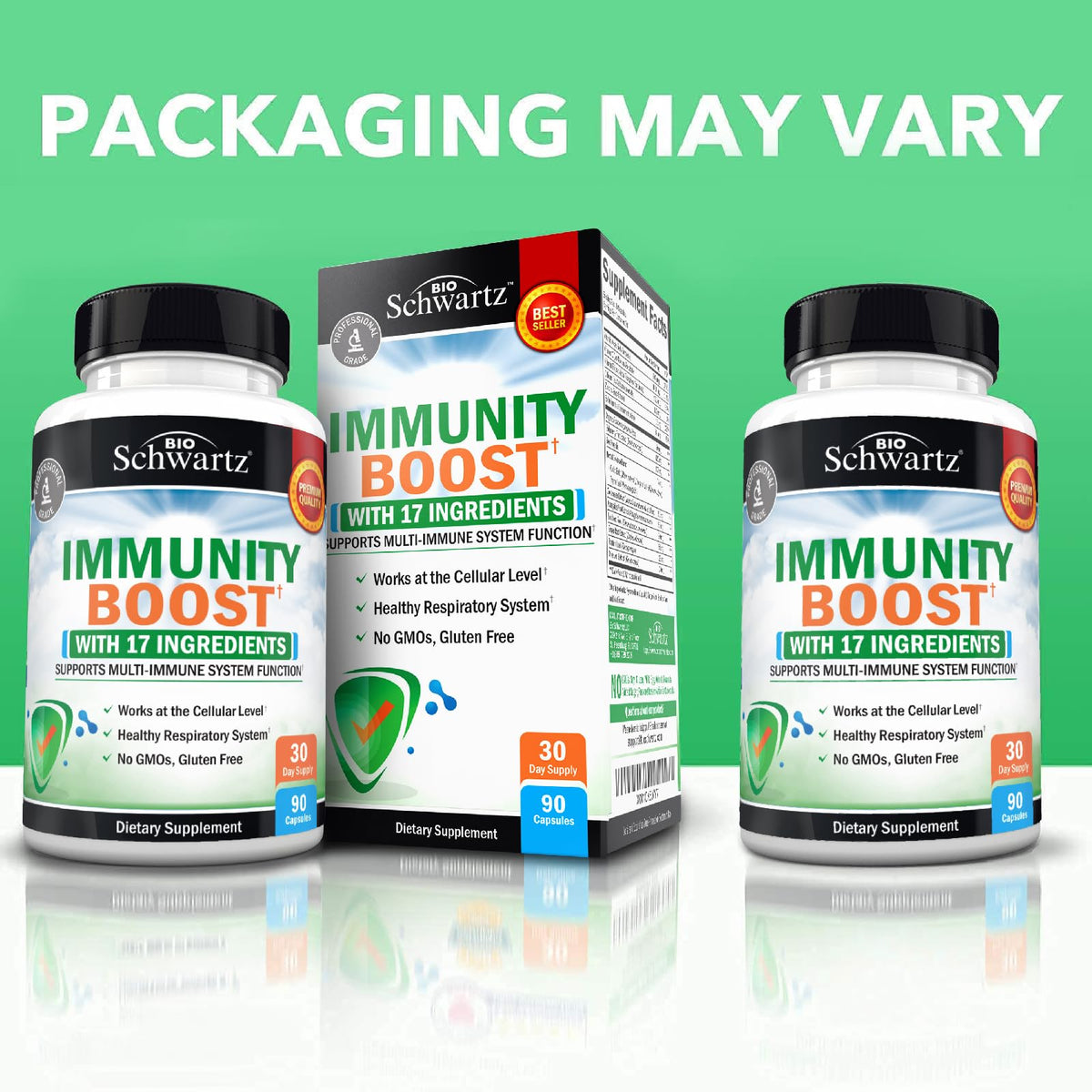 BioSchwartz Immune Support Supplement | Vitamin C, Zinc & Elderberry BritishVita | Premium UK Vitamins & Wellness Supplements