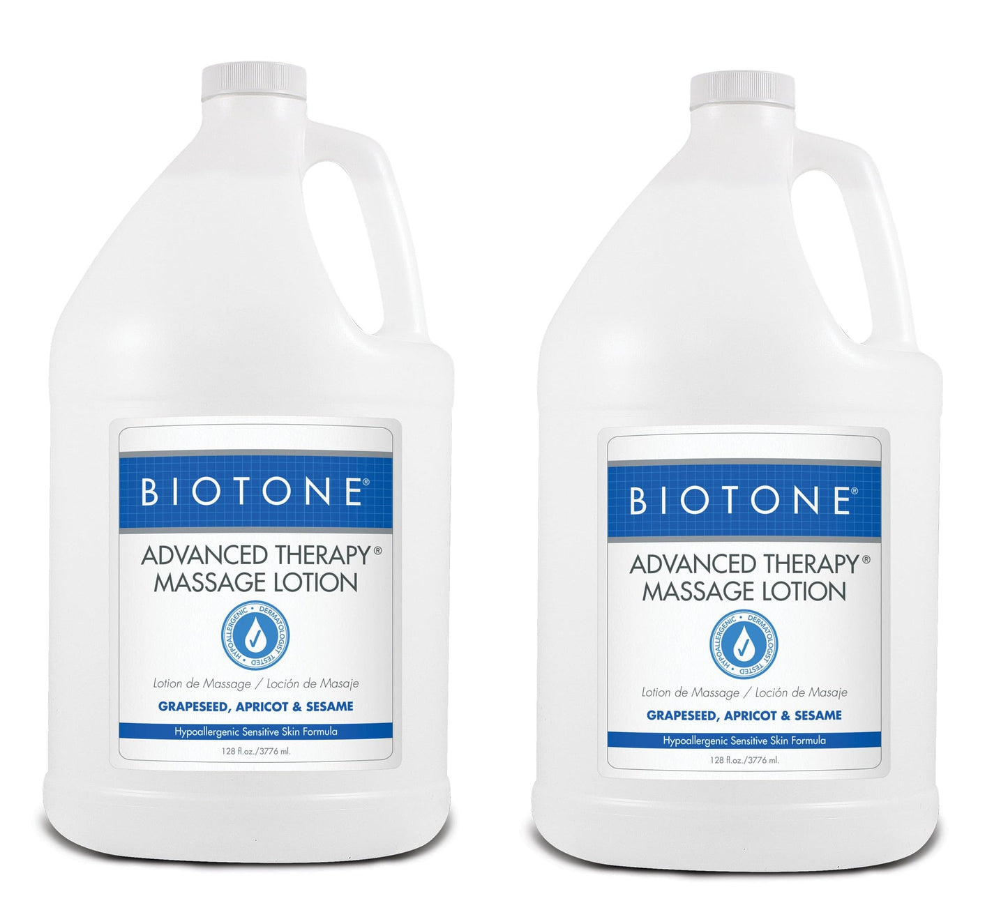Biotone Advanced Therapy Massage Lotion, 2 x Gallons – ATL1G