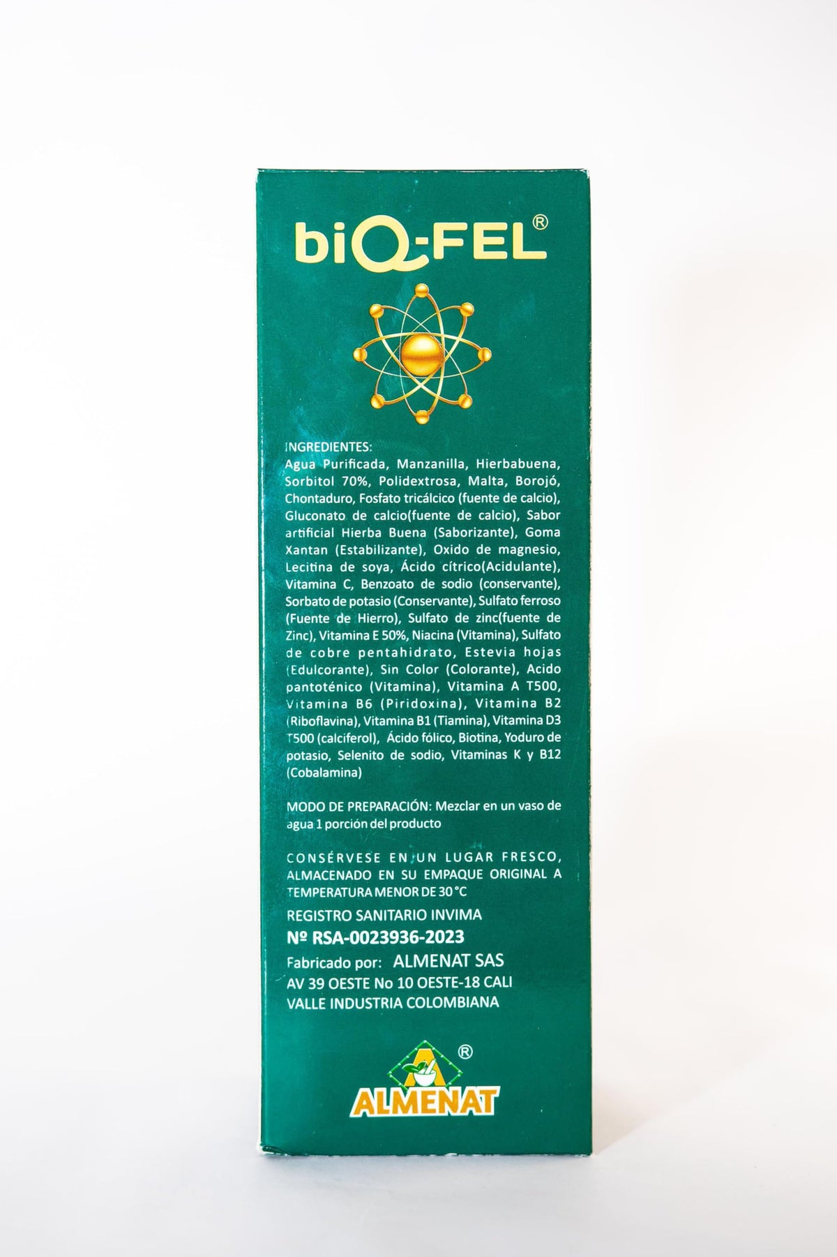 BIQ-FEL Natural Supplement – Chontaduro, Guarana & Borojo | 500ml Plant-Based Energy BritishVita | Premium UK Vitamins & Wellness Supplements