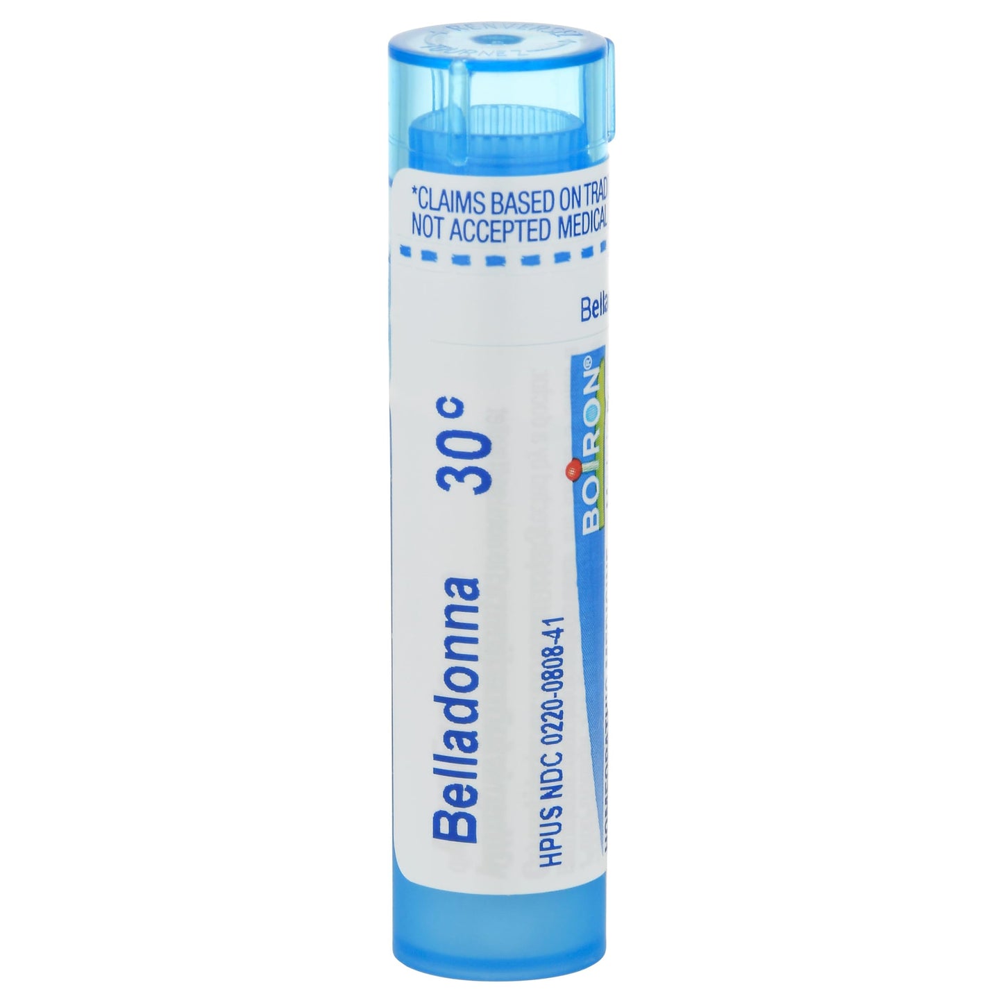 Boiron Belladonna 30C 80 Pellets - Homeopathic Medicine, 1 Tube