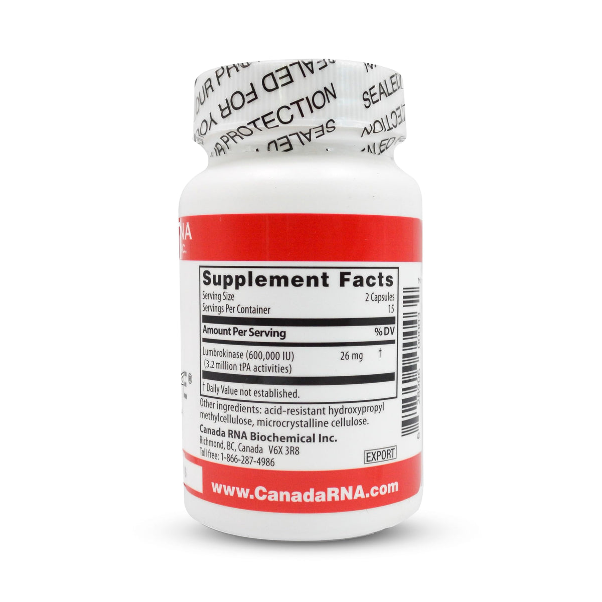 Boluoke Canada RNA Lumbrokinase for Circulatory Health - 30 Caps BritishVita | Premium UK Vitamins & Wellness Supplements
