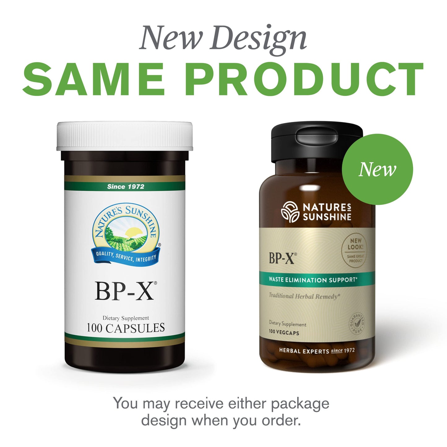 Nature's Sunshine BP-X 100 Capsules - Digestive, Intestinal & Hepatic Support