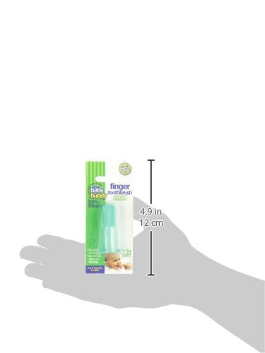 Brilliant Baby Finger Toothbrush – Silicone Gum Massager & Teether (3+ Months) – Clear