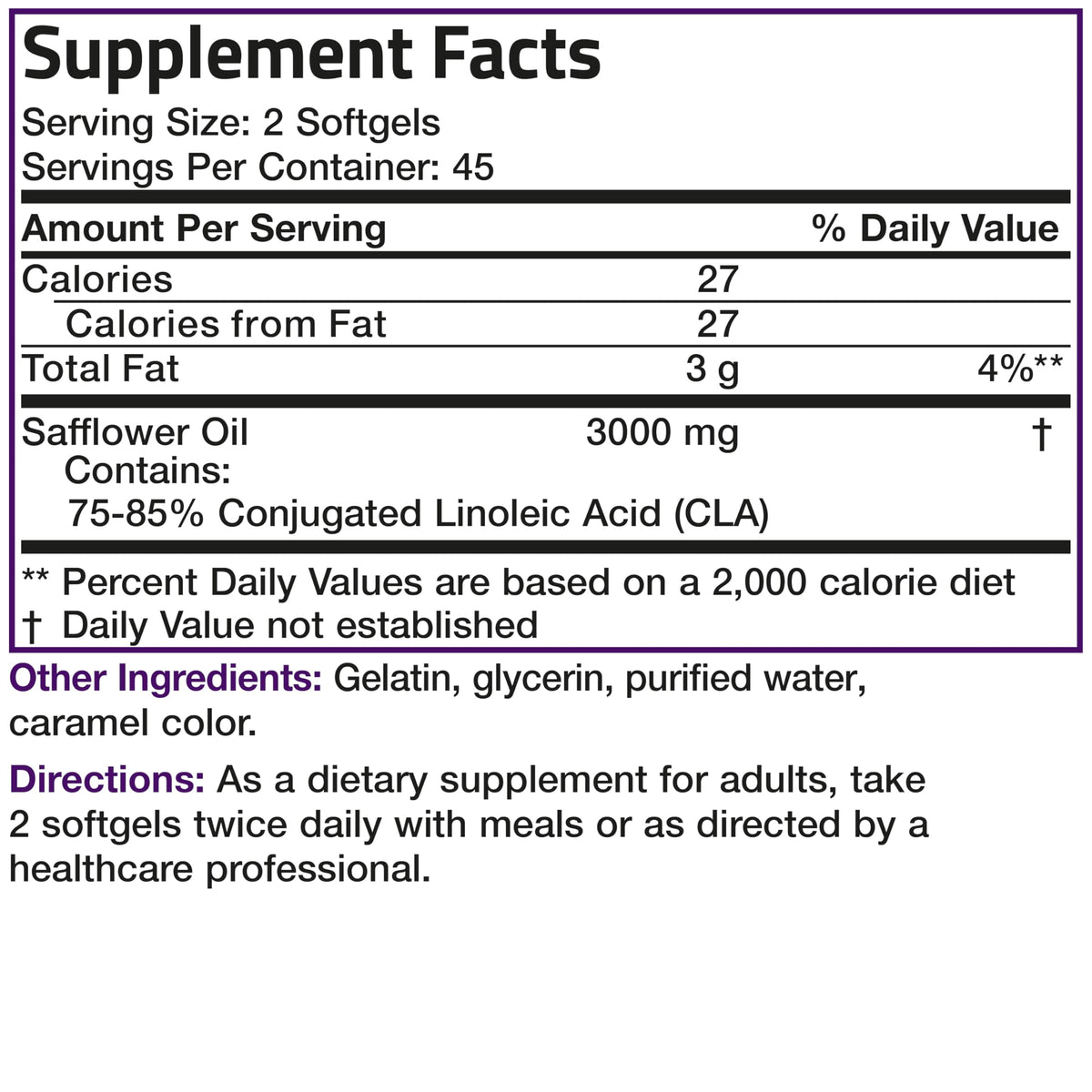 Bronson CLA 3000 – Extra High Potency, 90 Softgels BritishVita | Premium UK Vitamins & Wellness Supplements