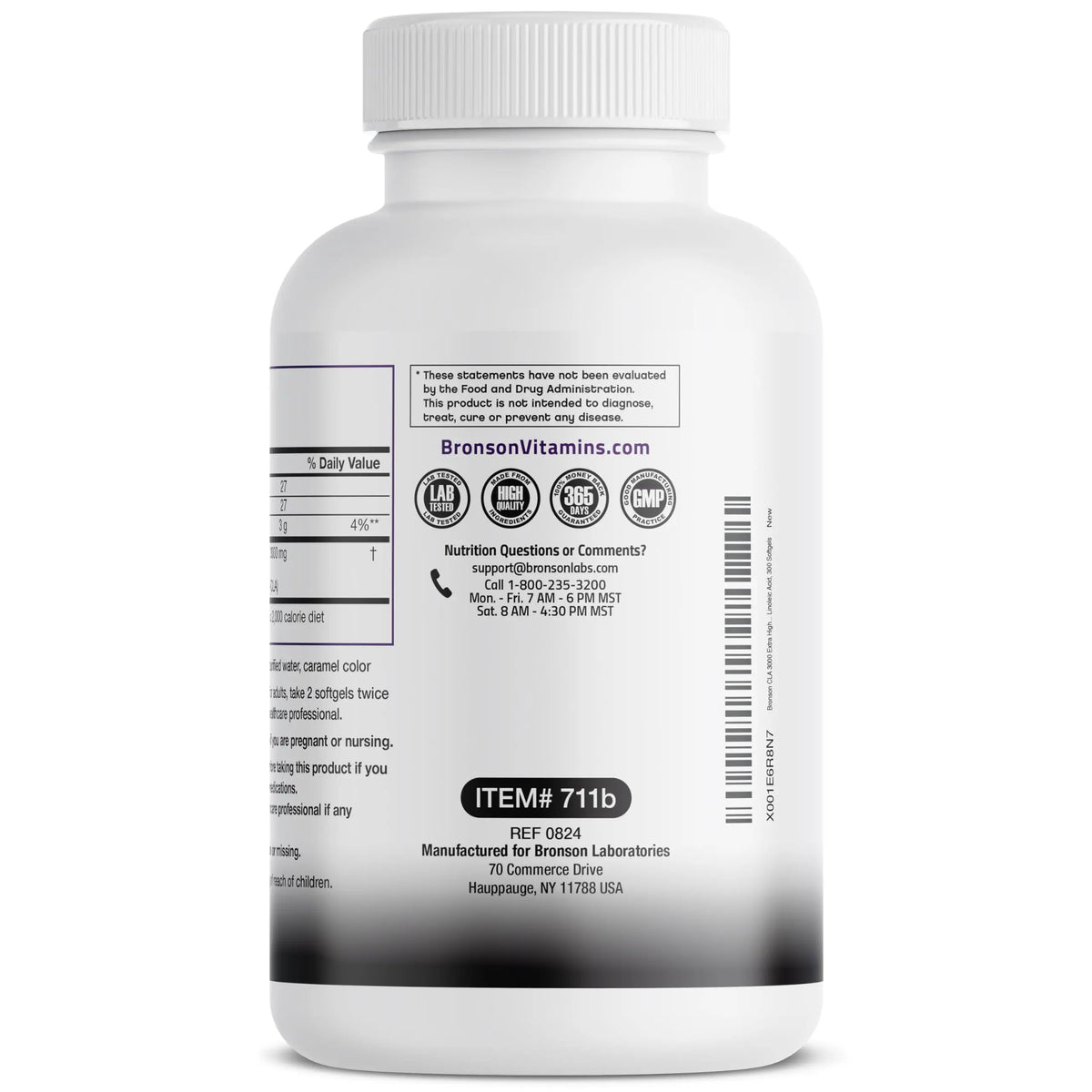 Bronson CLA 3000 Extra High Potency – 2250 mg CLA per Serving BritishVita | Premium UK Vitamins & Wellness Supplements