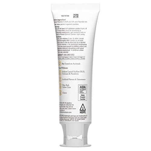 Burt's Bees Toothpaste with Fluoride – Extra White Zen Peppermint 4.7 oz (14) | ADA Accepted