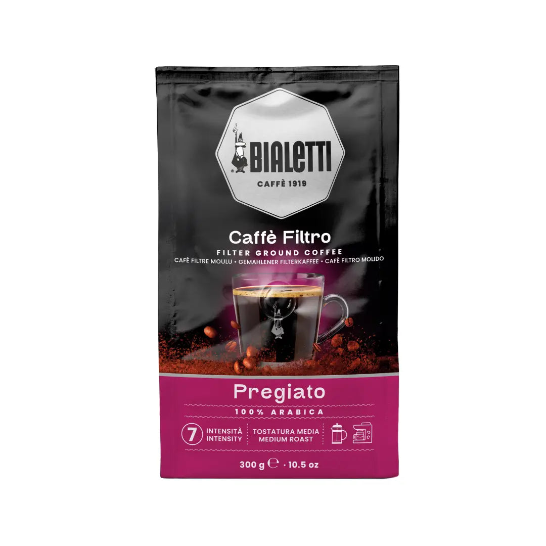 Bialetti Classico Cafetiere Coffee (Ground) - 300g Brew Italia