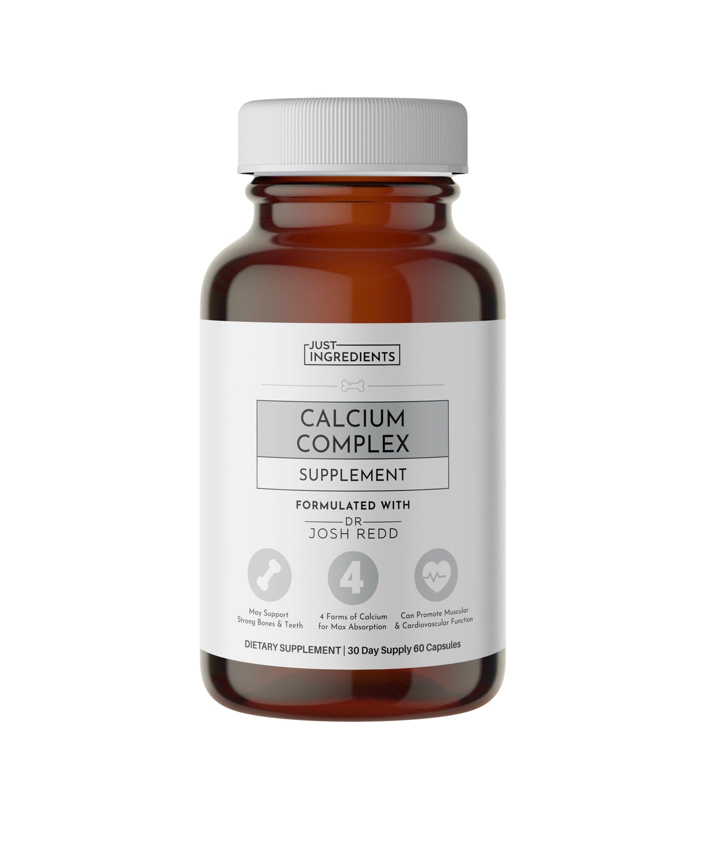 Calcium Complex – 60 Capsules | Aquamin Red Algae, VegD3 & K2Vital