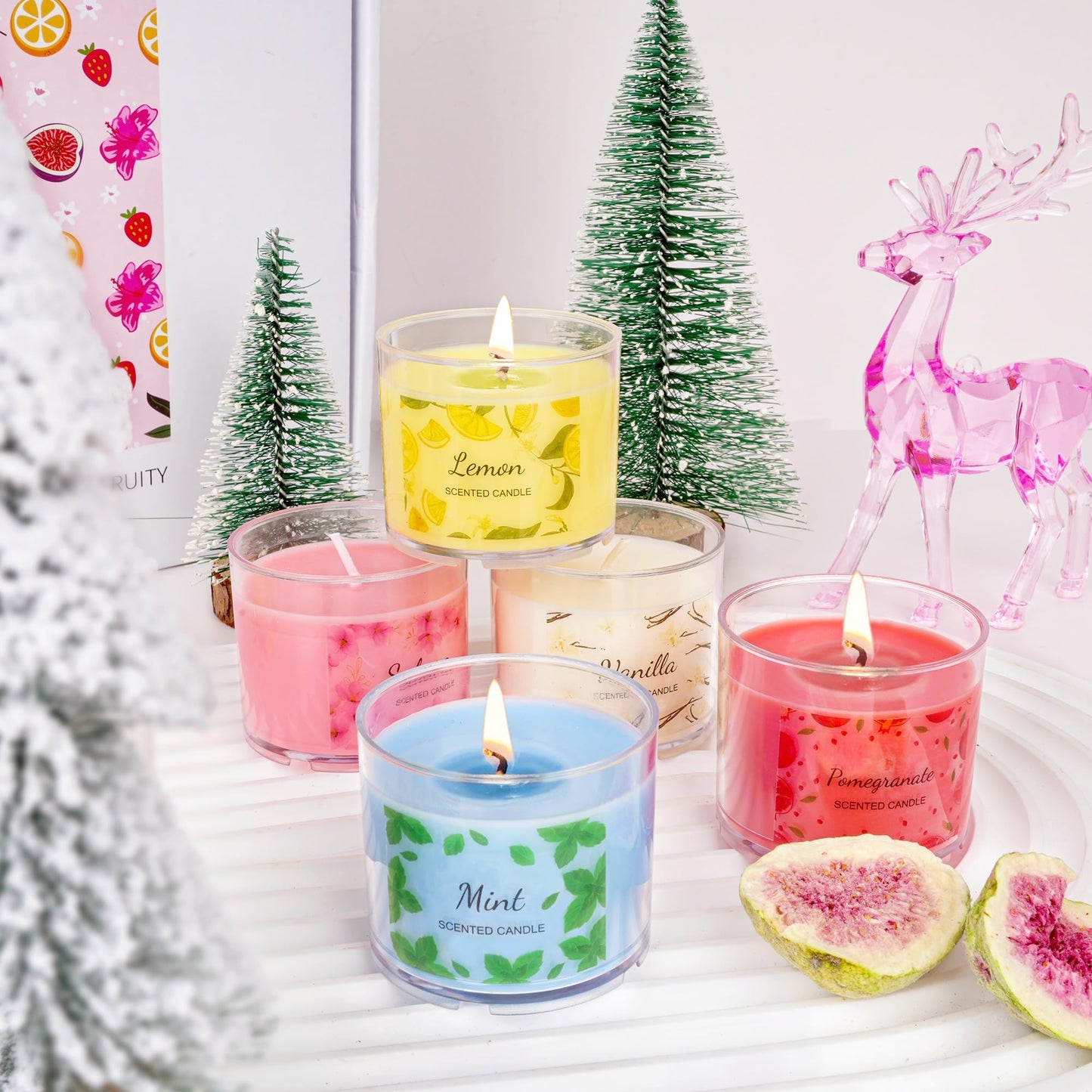 Scented Candles for Home - 12 Pack Soy Candles Gift Set for Women | Mother's Day & Holidays