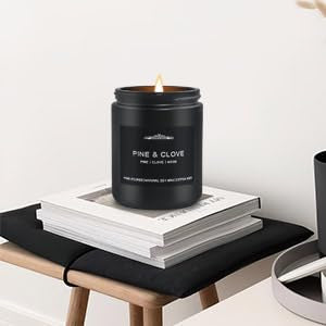 Candles for Men 4 Pack Soy Candles 28oz | 200 Hours Burn Time