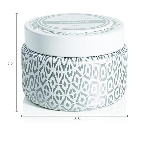 Capri Blue Volcano Travel Tin Candle - White, 8.5 oz | Luxury Soy Wax