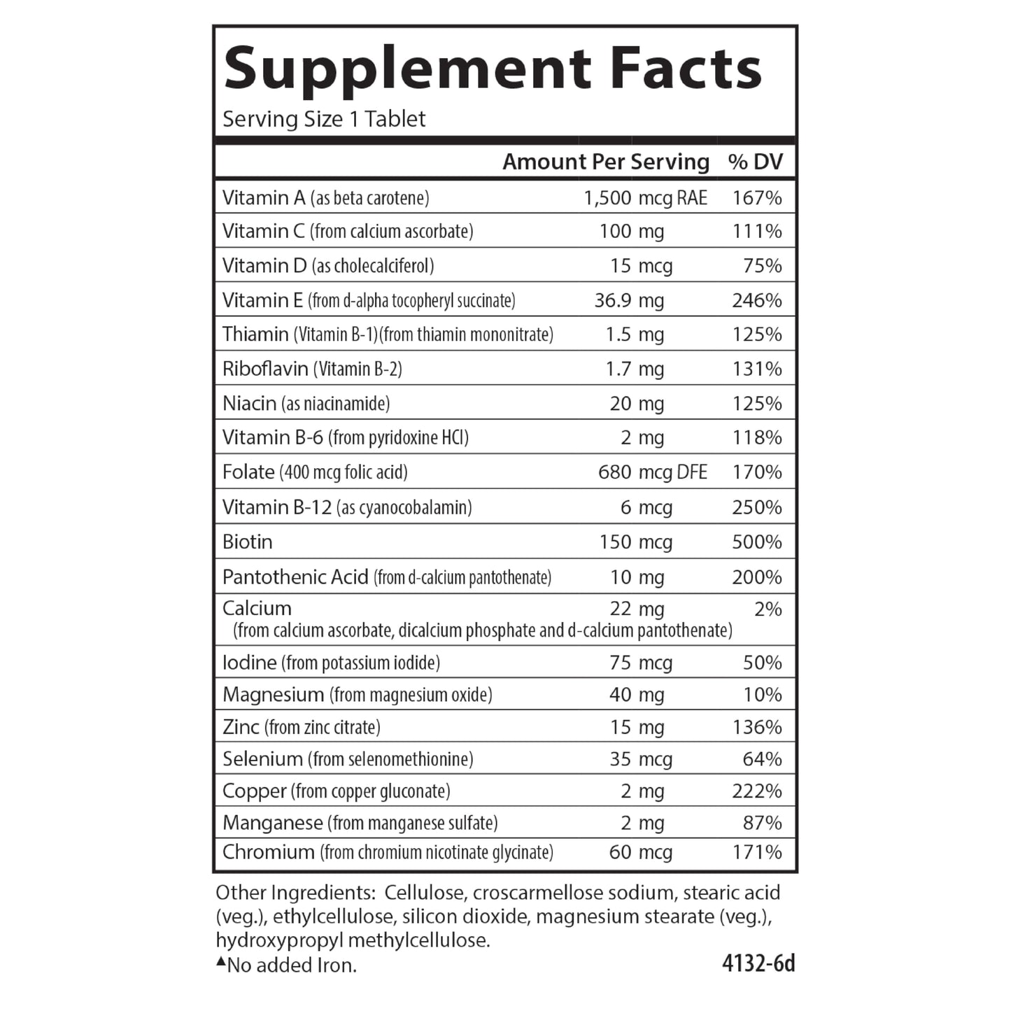 Carlson Mini-Multi: Small Multivitamin Tablets for Immune & Heart Health (180 Tabs)