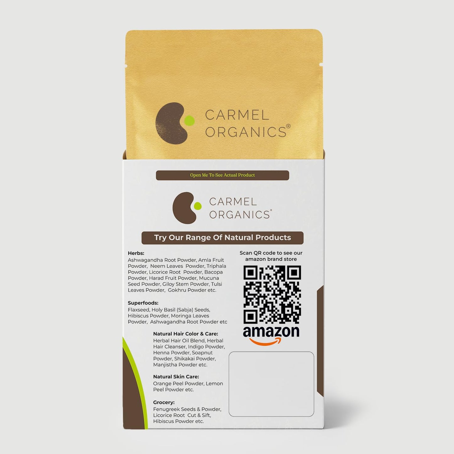 Carmel Organics Amla Powder (8 oz) – Hair & Skin Care, Wellness | Non-GMO