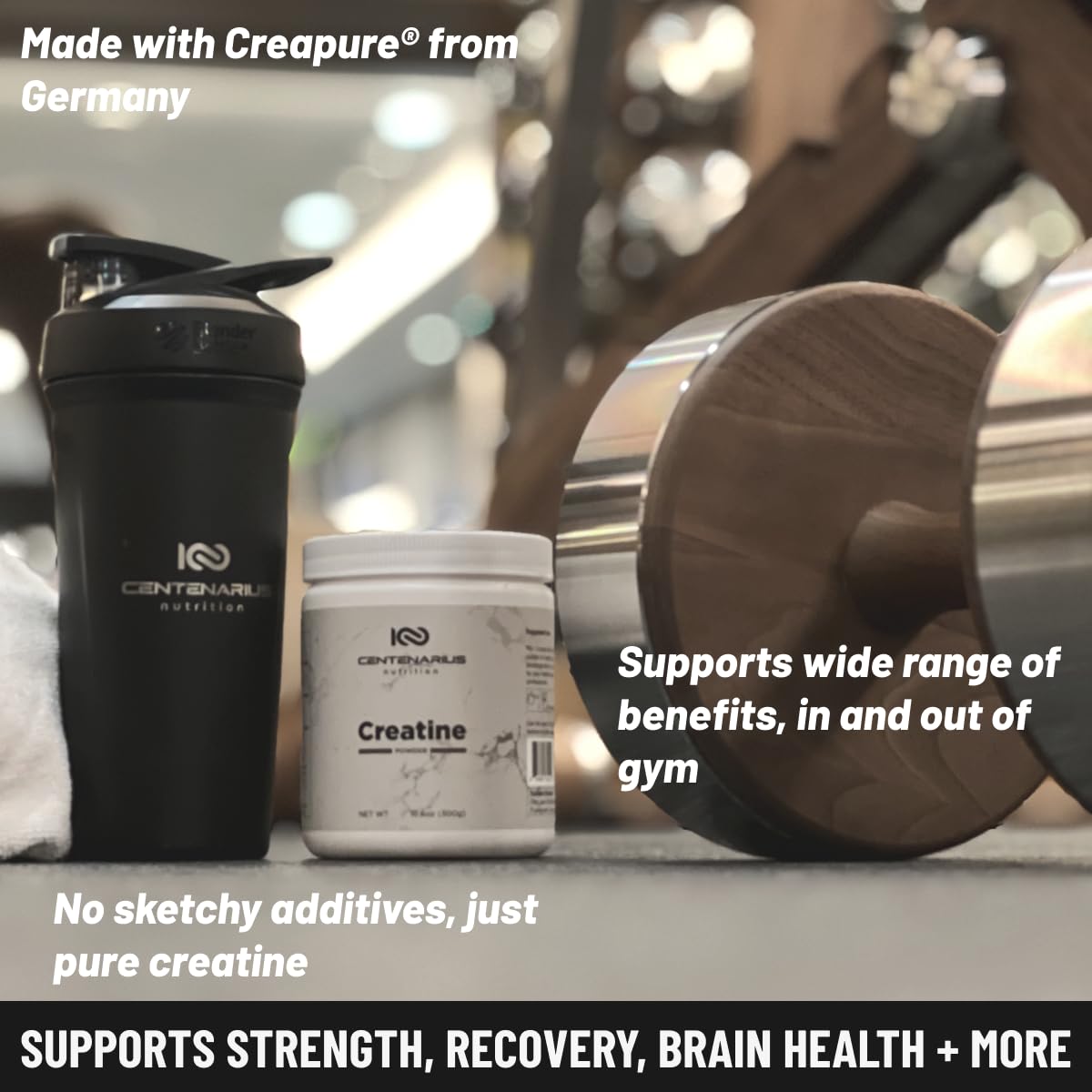 Centenarius Nutrition Creapure® Creatine Monohydrate Powder – Unflavored Micronized for Strength & Endurance BritishVita | Premium UK Vitamins & Wellness Supplements