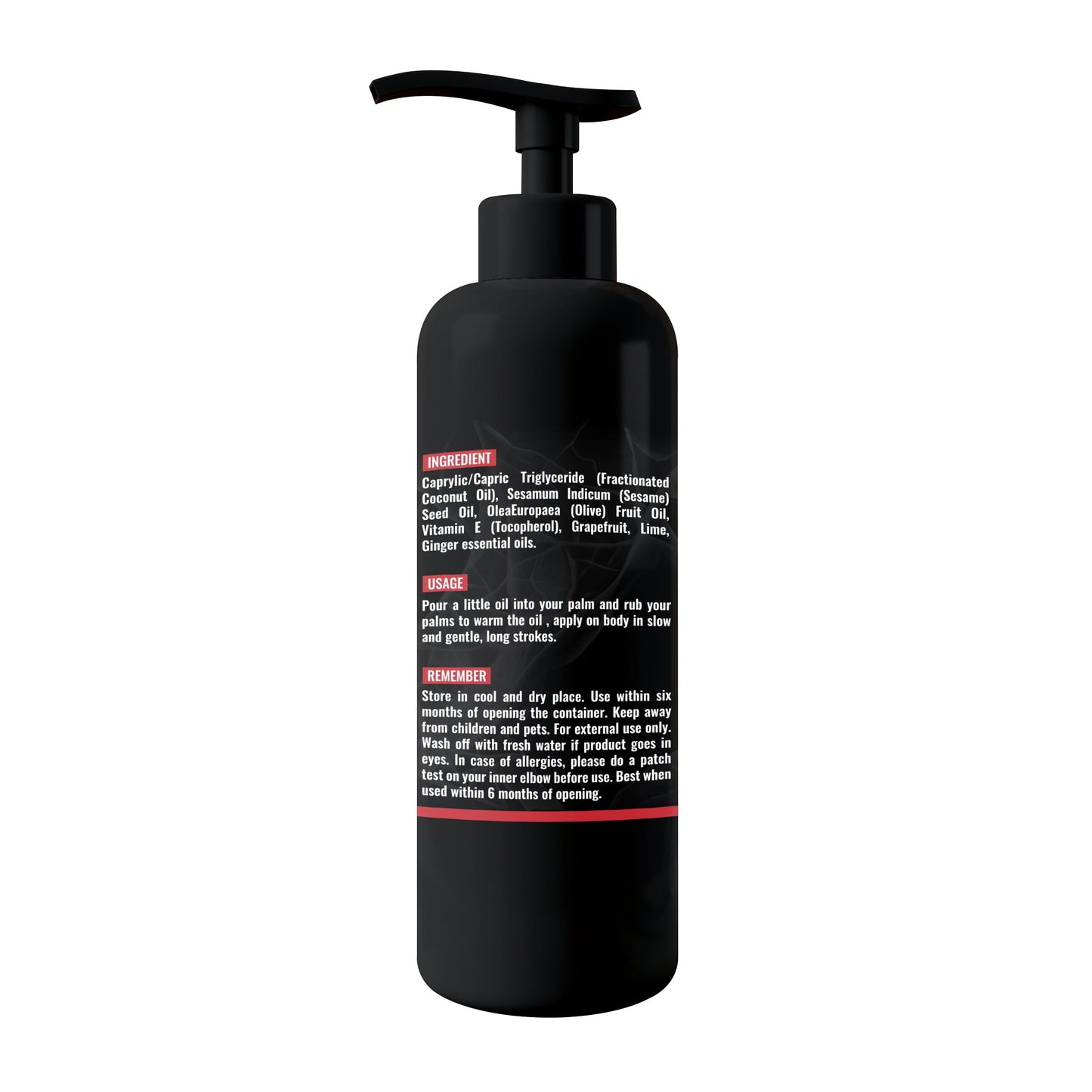 Organic Edible Citrusy Massage Oil for Couples – No-Stain & Non-Sticky