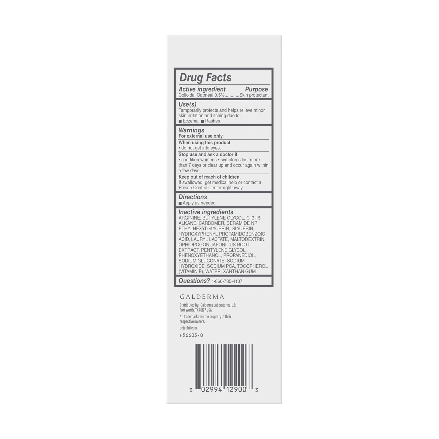 Cetaphil Eczema Restoraderm Itch Relief Gel — 0.5% Colloidal Oatmeal, Steroid-Free, 2 fl oz