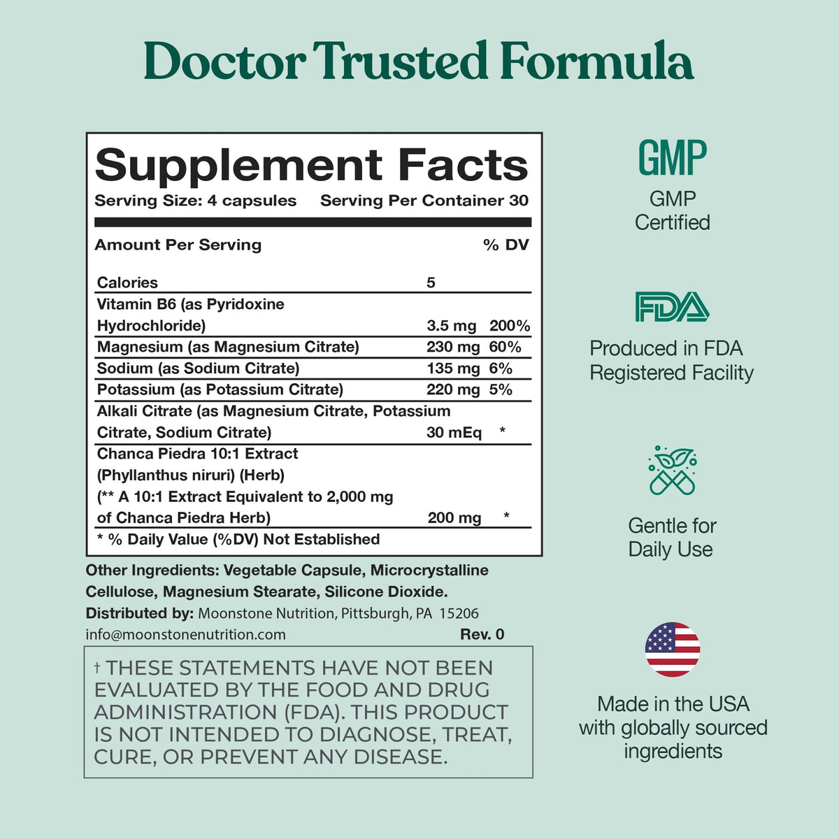 Chanca Piedra Stone Breaker - Advanced Formula Sugar Free Kidney Cleanse (120 Vegan Capsules) BritishVita | Premium UK Vitamins & Wellness Supplements