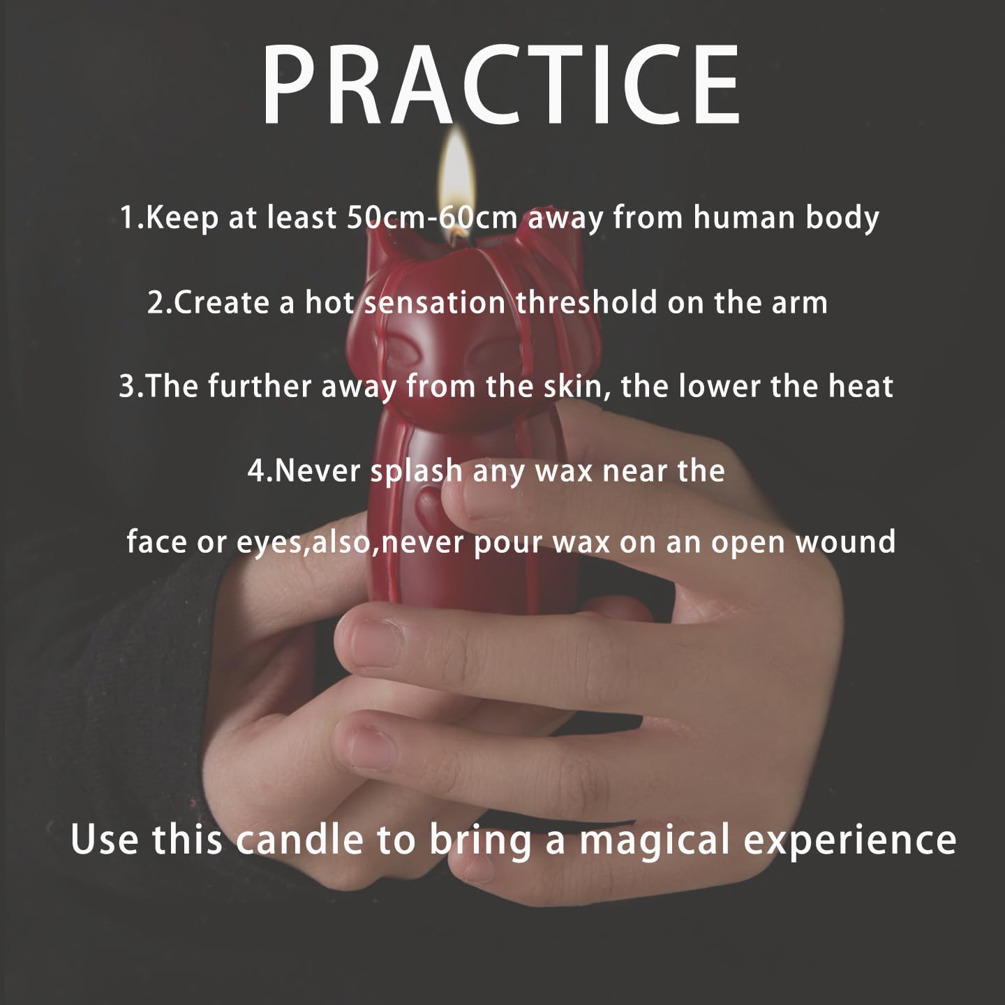 Chloefu LAN Scented Candles – Low-Temp Wax Play (2 Pack, Black & Red)