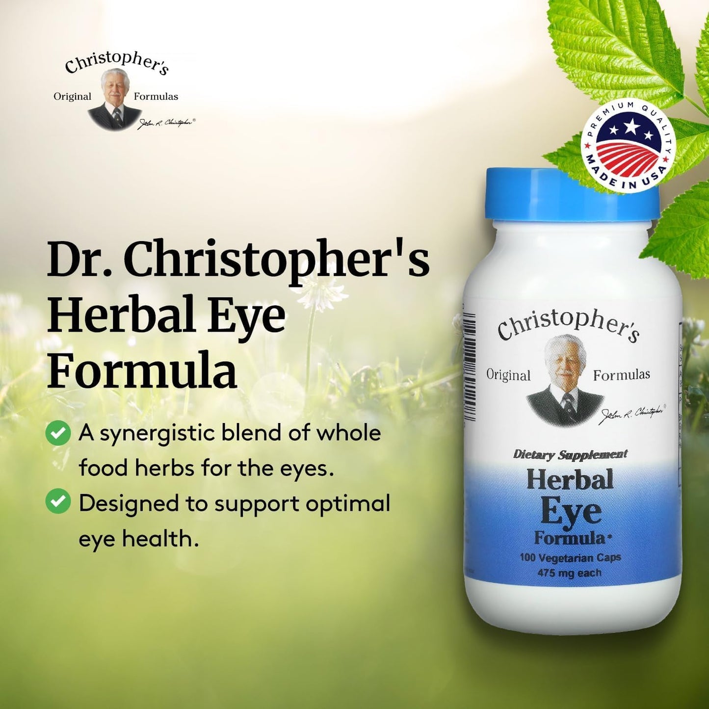 Christopher's Original Formulas Herbal Eye Formula – Eye Vitamins