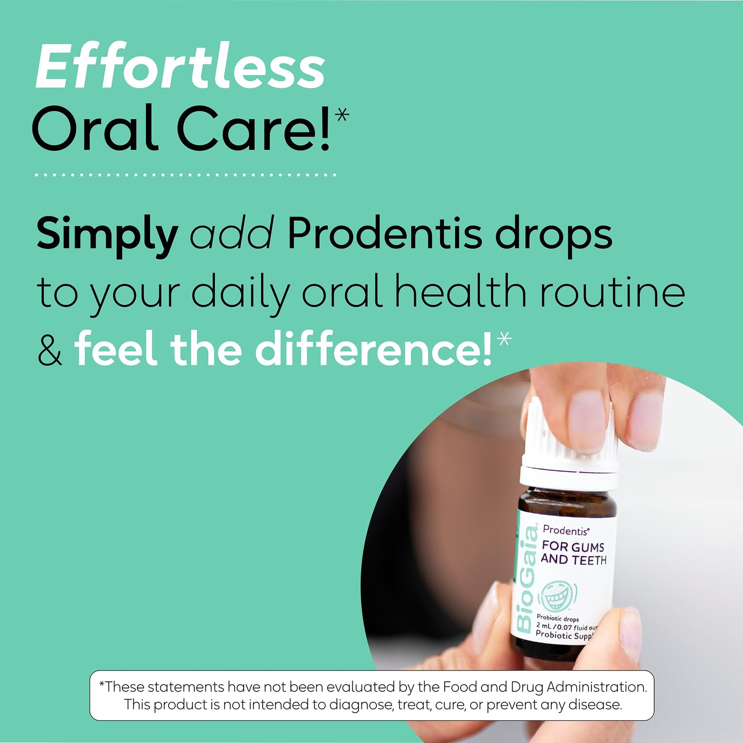 BioGaia Prodentis Dental Probiotic Drops – Healthy Gums & Teeth (Unflavored) 25-Day Supply