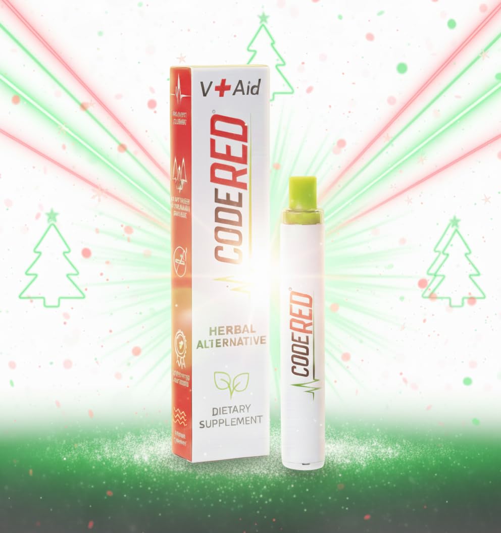 Code Red V-Aid Herbal Diffuser Pen | Plant-Based Mullein Aromatherapy