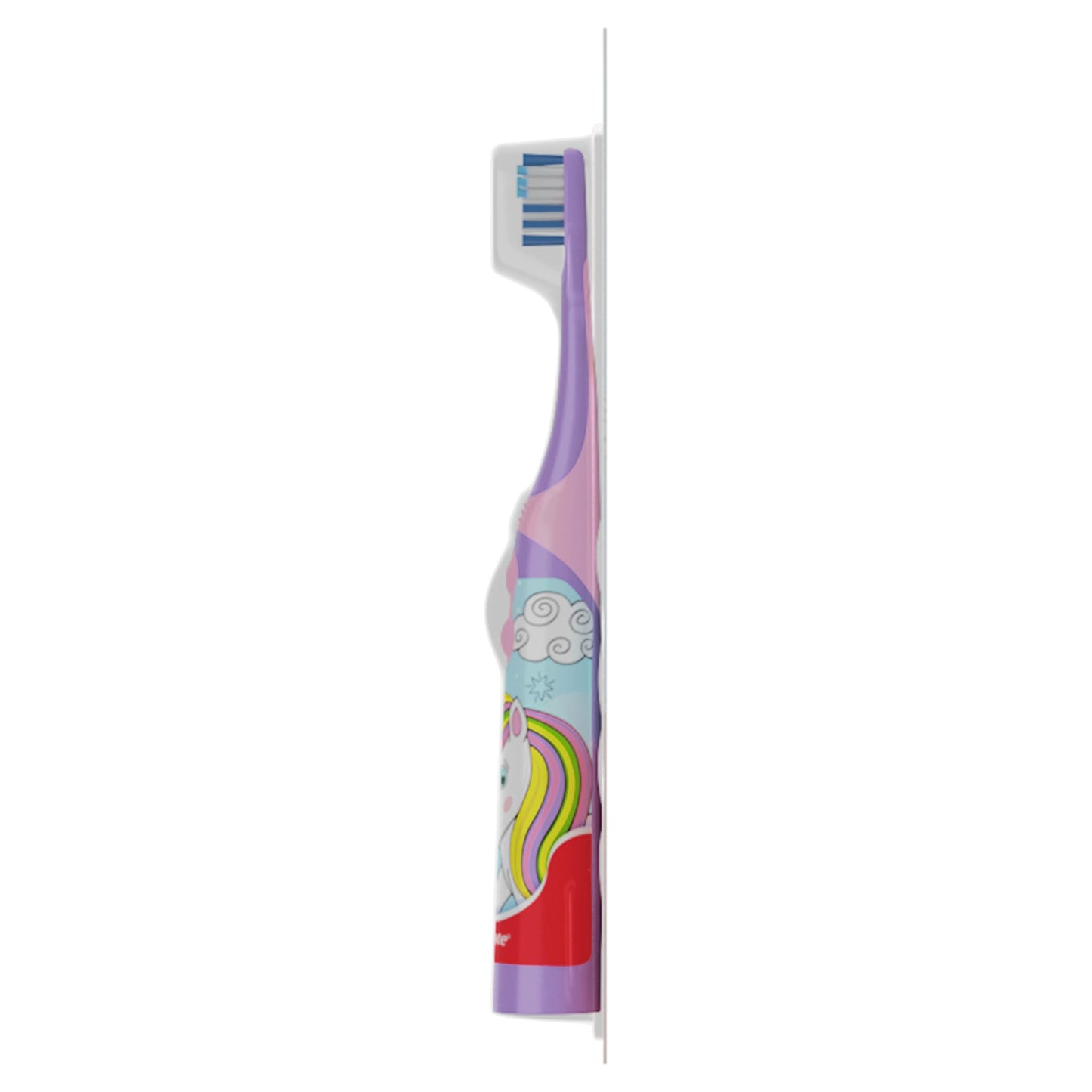 Colgate Kids Unicorn Battery Toothbrush – 3+ | Flat-Laying Handle