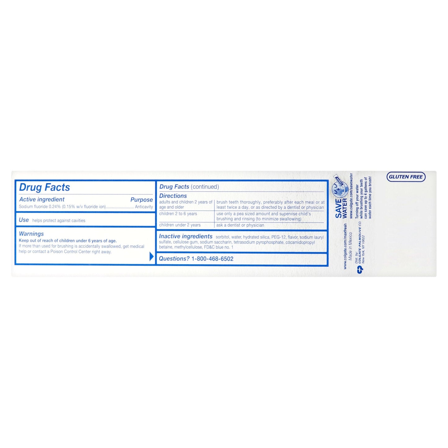 Colgate Max Fresh Knockout Toothpaste - Odor Neutralizing Technology - 6 oz Tubes (4-Pack)