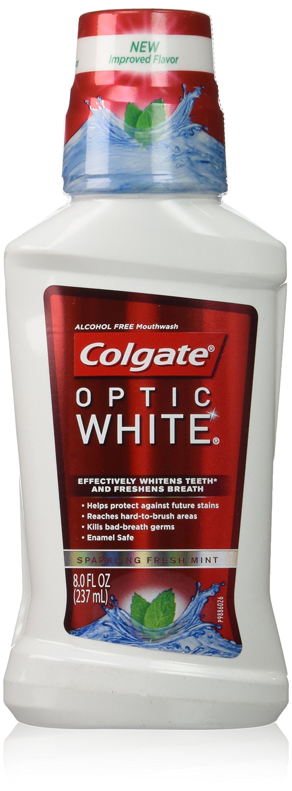 Colgate Optic White Mouthwash, 8 fl oz