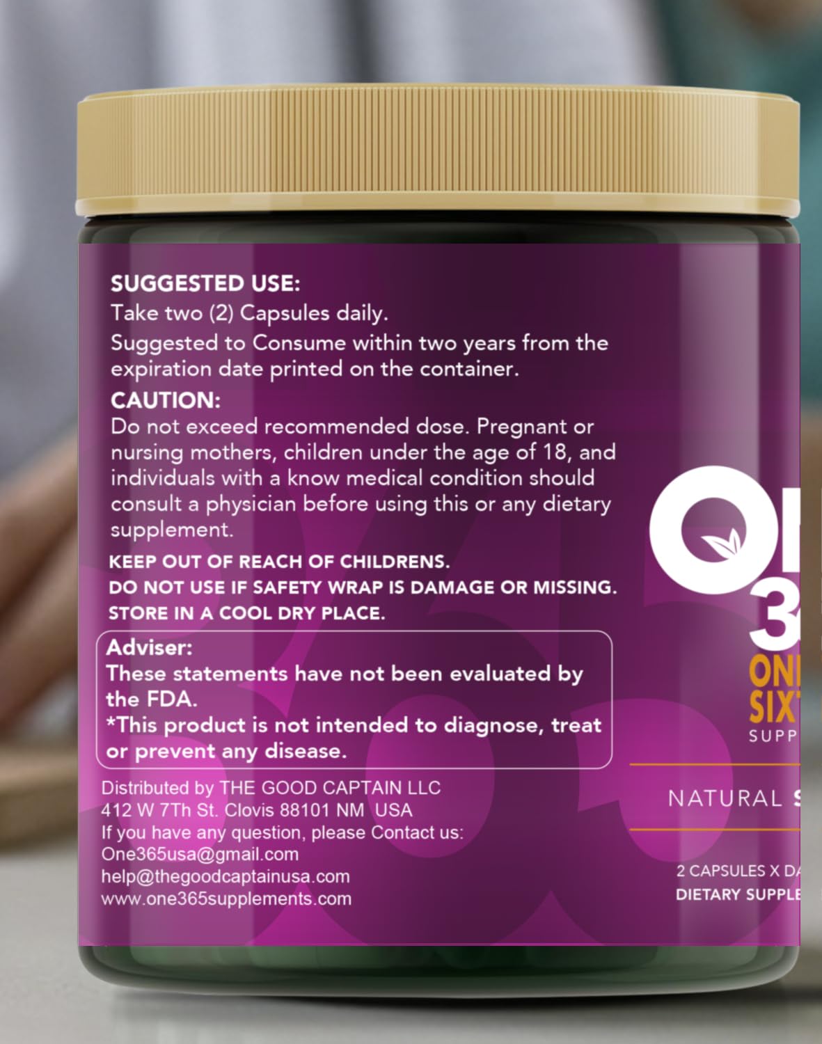 Cortisol Supplements for Women & Men - Adrenal Support & Stress Relief (90 Caps)