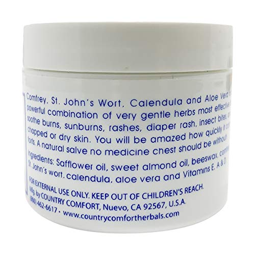Country Comfort Herbal Savvy Comfrey Aloe Vera – 2 oz Salve