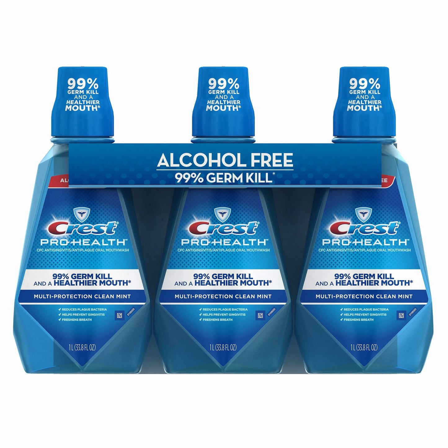 Crest Pro Health Multiprotection Rinse 3 Pack 1 L | Crest 76380