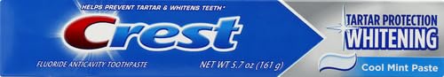Crest Tartar Protection Toothpaste – Whitening Cool Mint, 5.7 oz, 8.550 lb