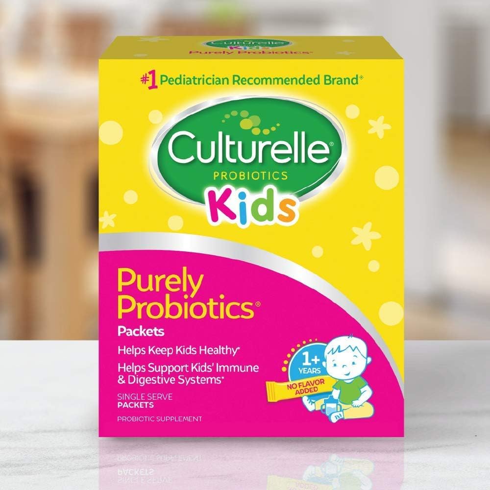 Culturelle Kids Daily Probiotic Packets (Ages 3+) – 30 Count | Pediatrician-Recommended Brand