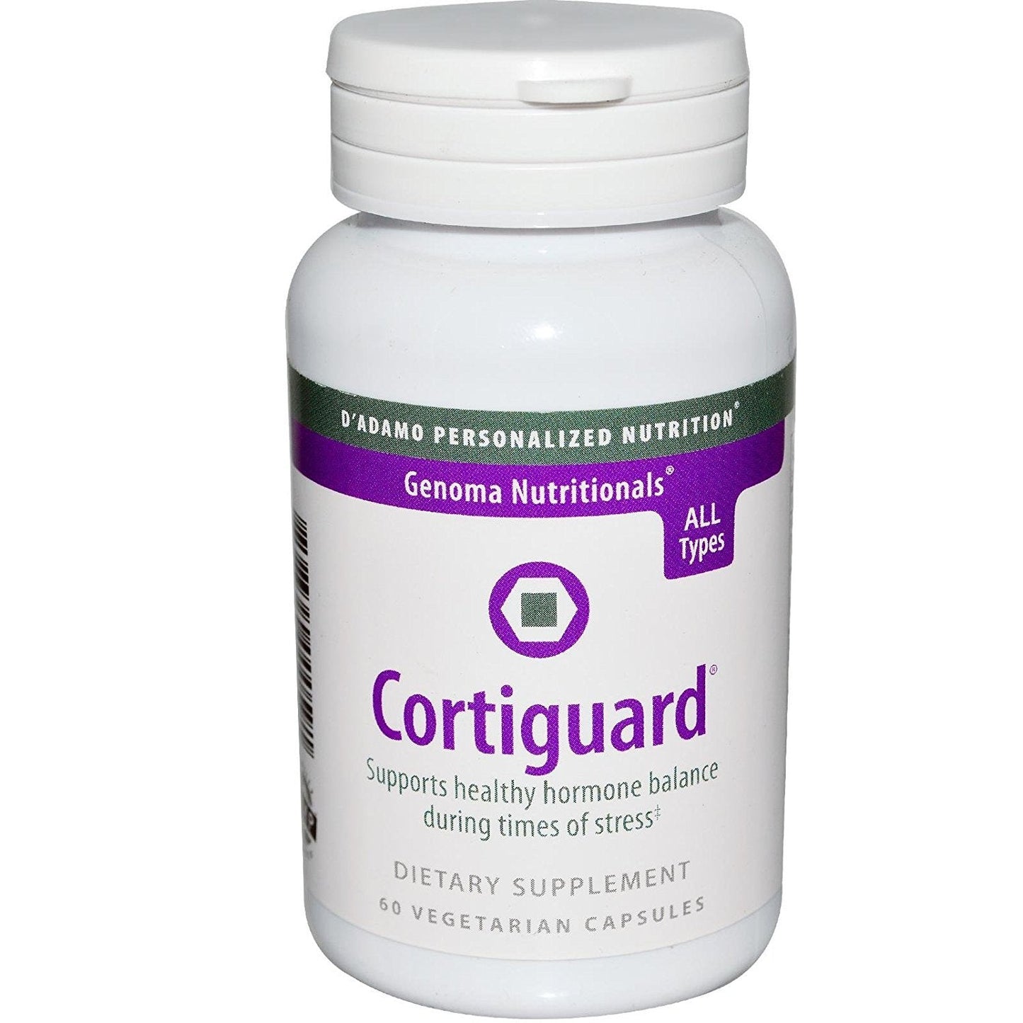 Dadamo Personalized Nutrition - Cortiguard 60 Vcaps | Hormone Balance & Stress Support