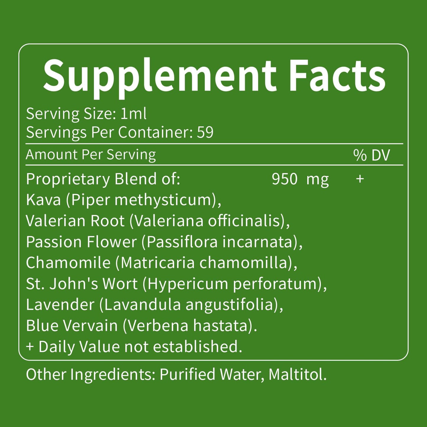 Green Herb Vibe Kava Drops – Relaxation & Sleep Support (60 Days, 2 oz)